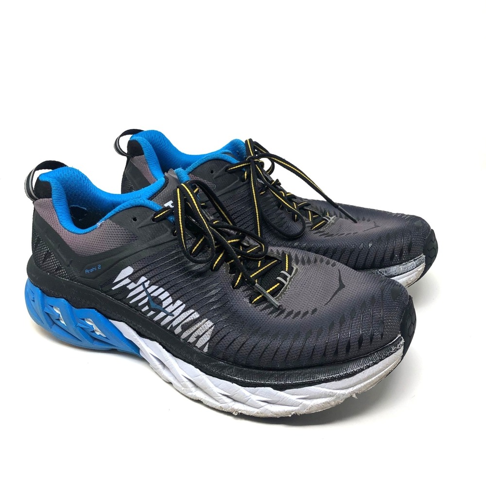 Hoka One One Arahi 2 Sneakers Mens 9 Walking Running Lace‎ Up Activewear Workout